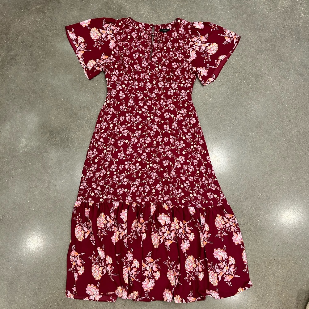 J Crew Midi Floral Dress